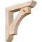 Ekena Millwork Westlake Slat Smooth Bracket w/ Offset Brace, Douglas Fir, 5 1/2"W x 26"D x 26"H BKT0604X26X26WTL06SDF - alternate 1